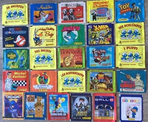 Panini vintage stickers packet Disney X-men Ghostbusters Smurfs Gummi Bears etc - Picture 1 of 57