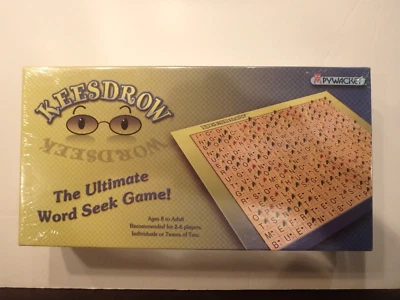 Pywacket Games KEESDROW DELUXE: Ultimate Word Seek Game NEW Sealed - Image 1 of 4