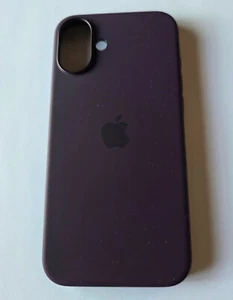 Unbenutzte Original Pflaume Apple iPhone 16 Plus MAGSAFE Silikon Hülle in Großpackung - Bild 1 von 7