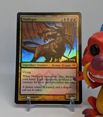 Malfegor ✨Foil Mint✨ Prerelease Promo Conflux Jan-31-09  Magic The Gathering MTG - Image 1 of 3