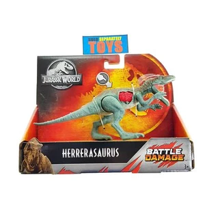 Jurassic World HERRERASAURUS Primal Attack Battle Damage Raptor RARO DIFÍCIL DE ENCONTRAR - Imagen 1 de 4