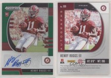 2020 Panini Prizm Draft Picks Rookies Green Henry Ruggs III #109 Rookie Auto RC
