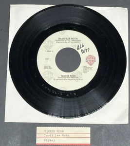 David Lee Roth - Yankee Rose / Shyboy 45 Vinyl Record Single 7" TESTED Van Halen - Picture 1 of 4