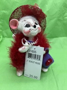 RED HAT LADY SCARLET.. 2005 SELTENE ANNALEE Sammlerpuppe ARTIKEL. MAUS. Minze - Bild 1 von 8