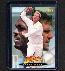 SHANE WARNE 1996 Futera Cricket Card AUSTRALIA #17 Mint PSA - Picture 1 of 2