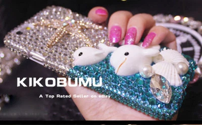 Dophin Sea Star 海洋水钻手机壳 保护套 各种手机 定制保护壳 — 第 1/4 张图片