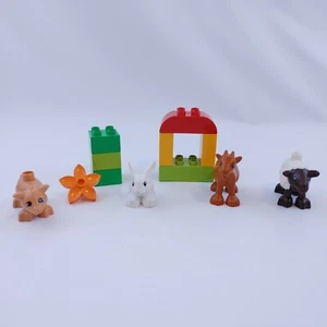 Lego DUPLO Juego de Animales de Granja (#10522) Cabra, Oveja, Cerdo, Conejo Completo - Imagen 1 de 6