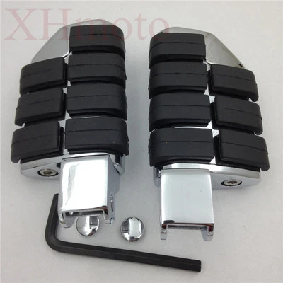 Rubber Front Foot Pegs for HONDA GoldWing GL1500 ACE 1100 Tourer Valkyrie - Image 1 of 4