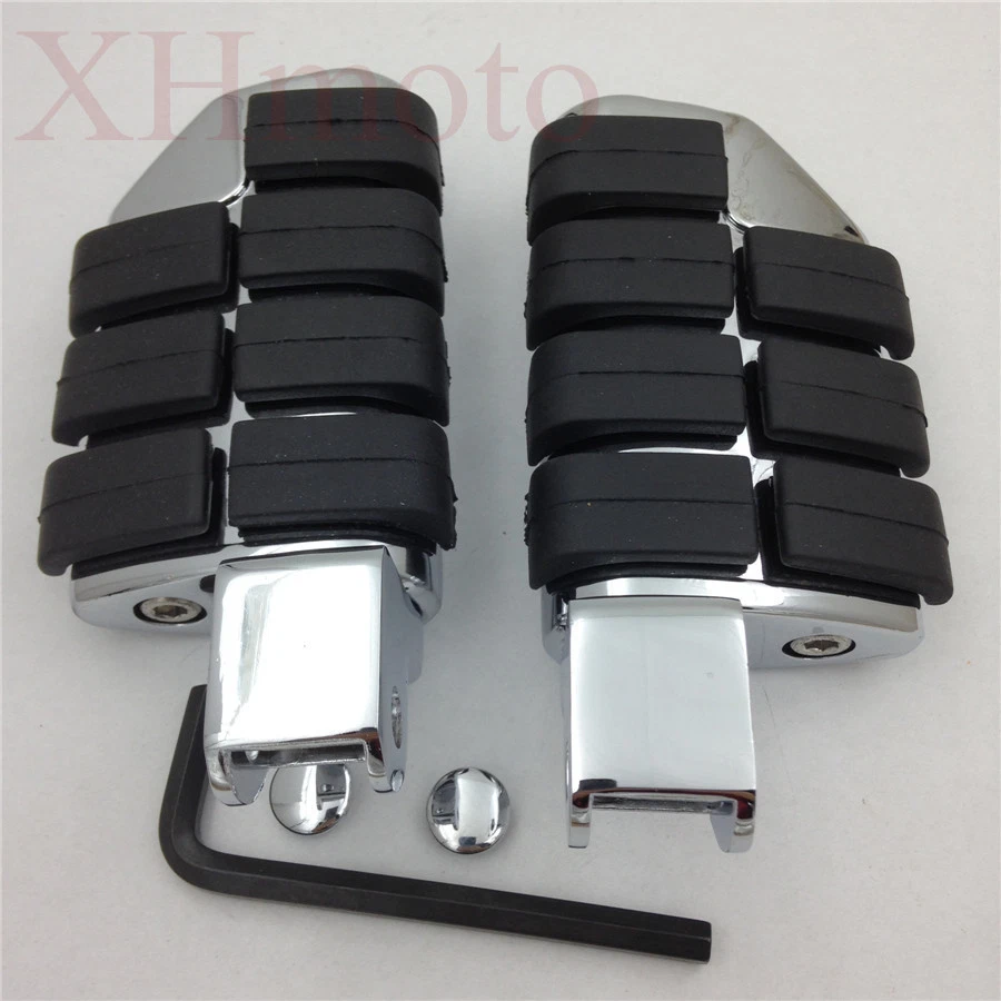 Rubber Front Foot Pegs for HONDA GoldWing GL1500 ACE 1100 Tourer Valkyrie - Image 1 of 4