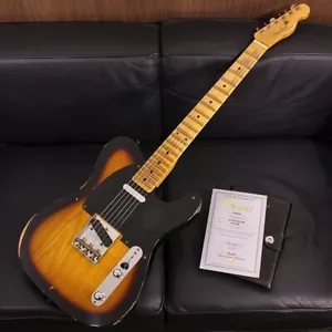 Fender CS 2024 Time Machine 1954 Telecaster Relic 2-Color Sunburst SN. R137059 - Picture 1 of 11