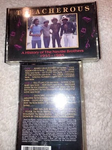 Double Cassette Set Treacherous A History Of The Neville Brothers 1955-1985 - Picture 1 of 7