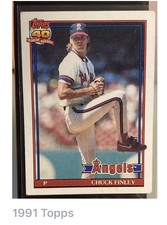 Chuck Finley Lot Of 7 Cards