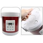 Mini Small Electric Rice Cooker Food Steamer for Car Truck Rose Red
