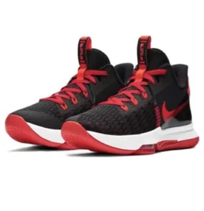 Size 12 - Nike LeBron Witness 5 Bred 2021 CQ9380-005 - Picture 1 of 6