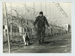 2 fotos de prensa - Campo del Ejército de Prisiones 1981 - Disputa de oficiales de prisiones - Imagen 1 de 4