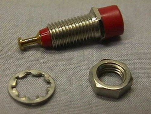 10 Mil-Spec HH Smith 1501-102 Red Insulated Metal-clad Type Tip Jacks - Image 1 of 1