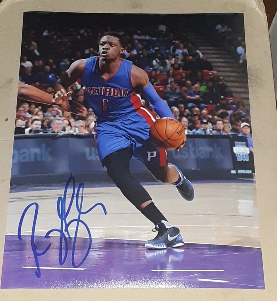 ФОТОГРАФИЯ РЕГГИ ДЖЕКСОНА ДЕТРОЙТ ПОРШНИ С АВТОГРАФОМ 8x10 СЕРТИФИКАТ ПОДЛИННОСТИ БАСКЕТБОЛ - Изображение 1 из 1