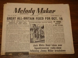 MELODY MAKER 20 AUGUST 1949 BEBOP BOP SWING BIG BAND TRAD DIXIE BIG BAND JAZZ - Picture 1 of 9
