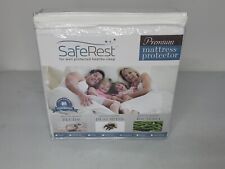 SafeRest Mattress Protector - Queen cotton, waterproof mattress cover brand new.
