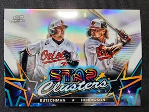 2023 Topps Cosmic Chrome Adley Rutschman Gunnar Henderson Star Clusters RC #SC-4 - Picture 1 of 2