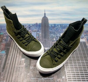 green chucks high tops