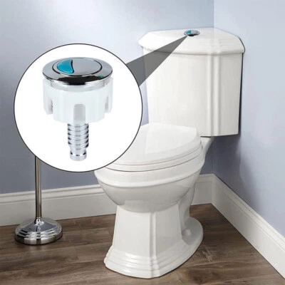 Toilet Push Button Dual Flush Water Saving Ideal Cistern Tank Part Universal - Image 1 of 4