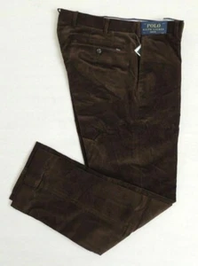 $145 Polo Ralph Lauren Slim Fit Dress-Casual Classic Corduroy Work Pants 40 32 - Picture 1 of 12