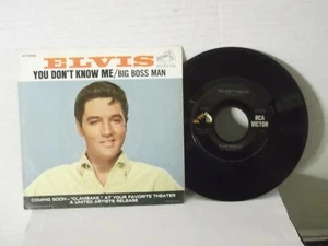 Elvis Presley,RCA 47-9341,"Big Boss Man",US,7" 45 with P/S,classic Elvis,1968,M- - Imagen 1 de 3