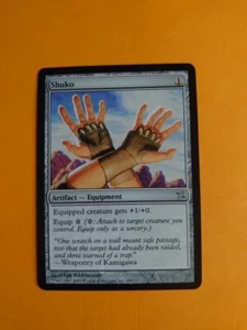 Shuko, Betrayers of kamigawa.  Artifact-equipment Magic the Gathering Card. - Picture 1 of 5