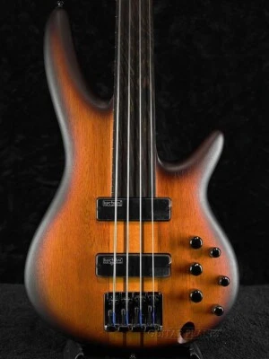 Ibanez SRF700 Electric Bass Brown Burst Flat w/case(damage) w/Tracking - Image 1 of 4