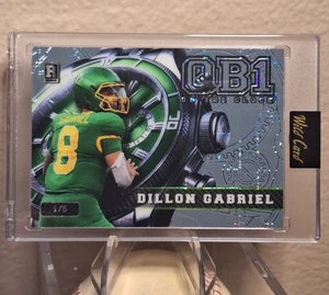2024 Wildcard QB1 Dillon Gabriel - Silver /5 OREGON DUCKS - Picture 1 of 2
