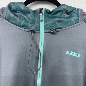 Nike Therma Fit Full Zip Hoodie LeBron James Hero Größe M türkis und grau - Bild 1 von 12