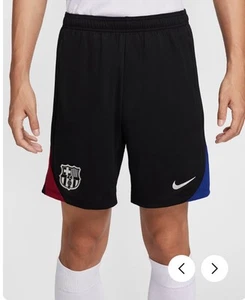 Nike Dri-fit Uomo FCB Pantaloncini Neri Uk Taglia XL - Foto 1 di 10