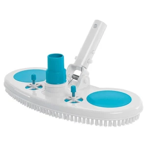13" Weighted Pool Vacuum Head with Nylon Bristles, Swivel Hose Connection - Picture 1 of 5