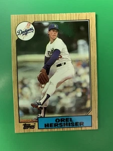 1987 Topps Tiffany Orel Hershiser Los Angeles Dodgers #385 - Picture 1 of 2