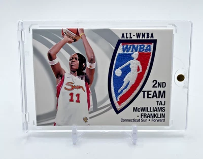 2006 Rittenhouse WNBA TAJ MCWILLIAMS-FRANKLIN All-WNBA #'d /250 Logo Patch - Image 1 of 2