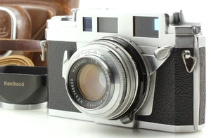 〖N MINT+++〗 Konica IIIA III A Rangefinder 35mm Film Camera &Case Hood From JAPAN - Picture 1 of 10