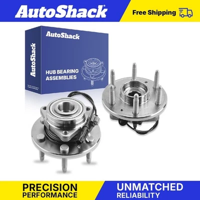 Rear, Front Wheel Hub Bearing Assemblies for 2014-2018 Chevrolet Silverado 1500 Foto 1 de 4