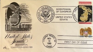 HNLP Hideaki Nakano 2413 Senado de Estados Unidos 2431 Escudo Águila 2XFDC - Imagen 1 de 1