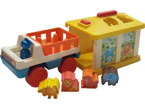 CHICCO Vintage Animal Shape Sorting Truck Toy Made in Italy - Picture 1 of 10