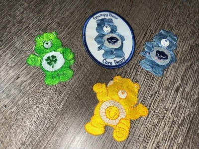 Carebear Iron on patch lot grumpy sunshine good luck Bear Lot - Image 1 of 4