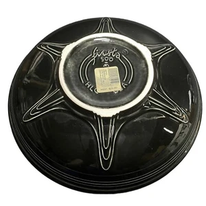 Fiesta Presentation Bowl Black Post 86 Homer Laughlin HLC etiqueta de tienda retirada - Imagen 1 de 7