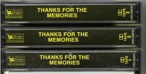 Thanks For the Memories * Various Artists (3 Cassettes, 1988) Book & Tray - Picture 1 of 6