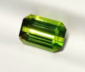 IF 1.70Ct Natural Tourmaline gemstones, Emerald cut, 8,3x5,7x4,2mm, Afghanistan - Picture 1 of 5