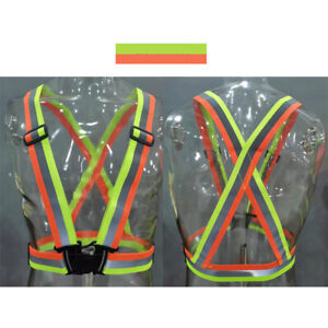 Cycling Reflective Vest Walking Reflective Bands Ankle Straps Reflector Band US