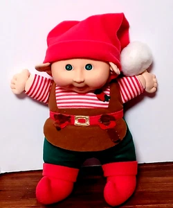 Cabbage Patch Bambola bambini ELF Holiday Edition 14 pollici Hasbro vintage 1992 - Foto 1 di 5