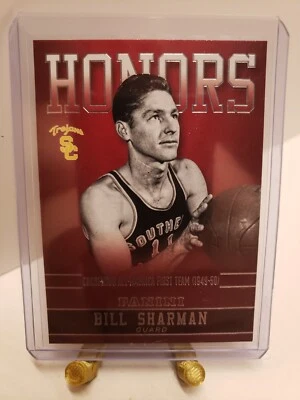 2015 Panini USC Trojans Honors Bill Sharman #BS-USC HOF - Image 1 of 2