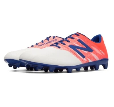 New Balance Soccer Cleats MSFUDFWO Blue and Orange Size 12 Men's - Image 1 of 4