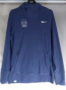 Manchester City Nike Golf Hoodie Herren mittelblau Pullover Pulli Sweater MCFC - Bild 1 von 7