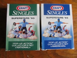 1993 Kraft Singles Pop Up Action Collectors Sets AL & NL (30) Ryan Ripken +++